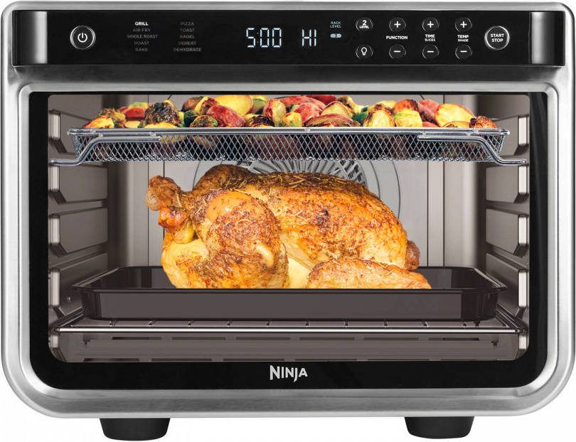 Ninja Foodi 10 in 1 Vrijstaande Oven Airfryer, Bakken, Grillen En Meer 29 Liter 2400 Watt Dt200eu