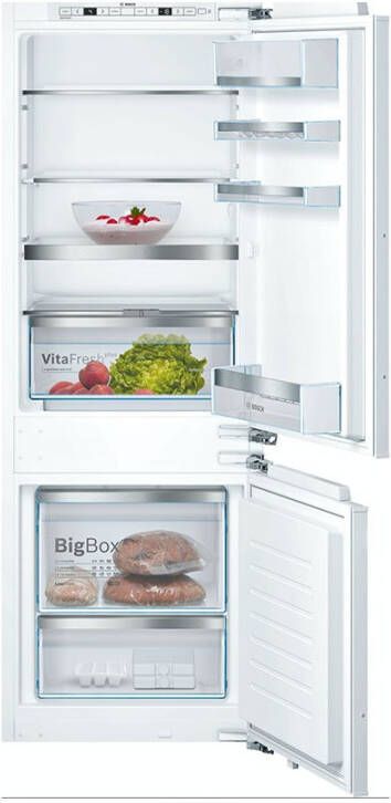 BOSCH Inbouw koel vriescombinatie KIS77AFE0, 157, 8 cm x 55, 8 cm