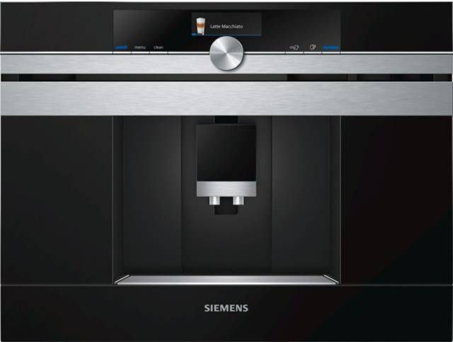 Siemens CT636LES6 inbouw koffiemachine restant model met oneTouch...