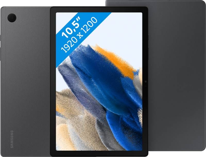 Samsung Galaxy Tab A8 32GB Wifi + 4G Grijs + Book Case Grijs