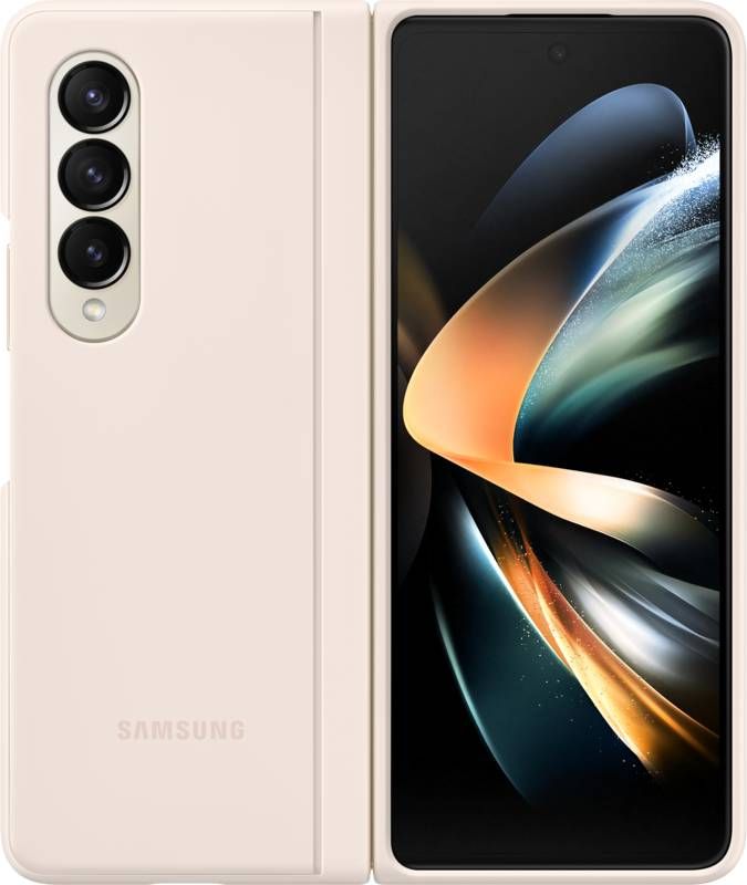 Samsung Galaxy Z Fold 4 Slim Standing Back Cover Crème