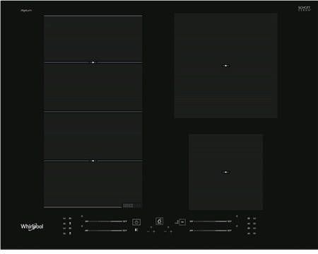 Whirlpool WF S9365 BF/IXL Inductie inbouwkookplaat Zwart