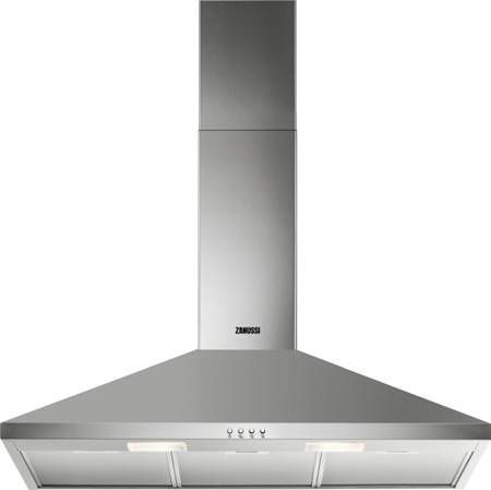 Zanussi ZHC92462XA wandschouw afzuigkap met 400 m3/u vermogen en metalen vetfilters
