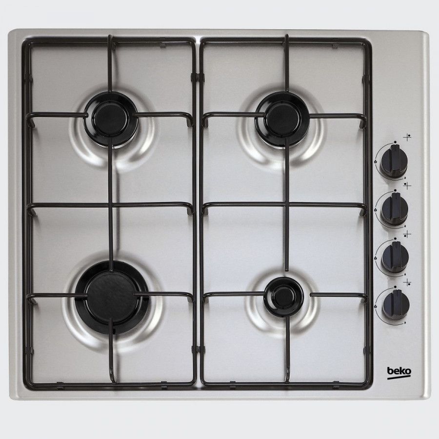 Beko HIZG64120SXNL Gaskookplaten Roestvrijstaal