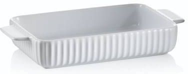 Kela Ovenschaal Keramiek Wit, 33.5 cm x 16 cm | Maila