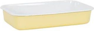 Kockums Ovenschaal Emaille 30 cm x 18.5 cm, Geel