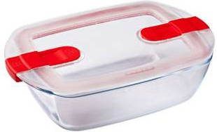 Pyrex Cook & Heat Voedelcontainer Rechthoek met Deksel 23 x 15cm