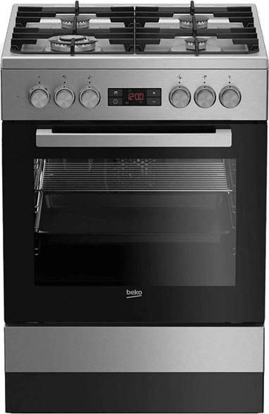 Beko FSE61330DXSNL Gas-elektrische fornuizen Roestvrijstaal