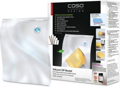 Caso Zip lock Zakjes 20x23cm 20 Stuks