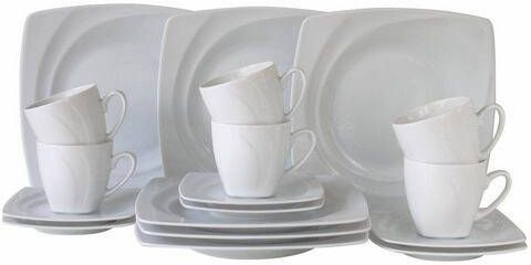 CreaTable Koffieservies Celebration buitengewone geometrie, vaatwasserbestendig(set )