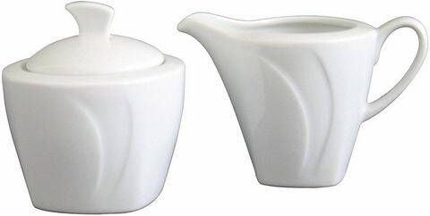Porseleinen servies, Celebration, in crèmewit, CreaTable