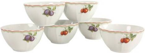 CreaTable Mueslischaaltje Flora Orchard(set, 6 delig )