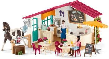 Schleich ® Speelwereld Horse club, ruitercafé(42592 )