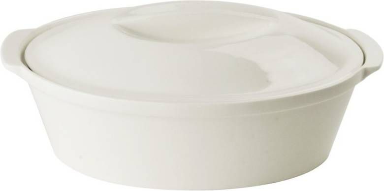 Gusta Ovenschaal ovaal 30cm wit