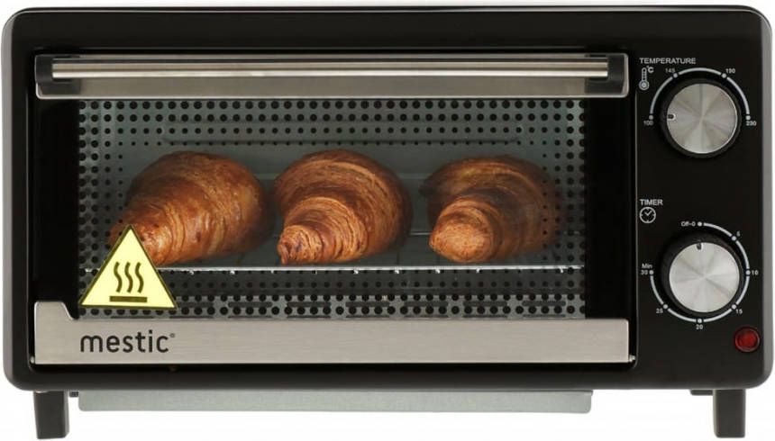 Mestic Heteluchtoven MO 80 800 W 10 L zwart