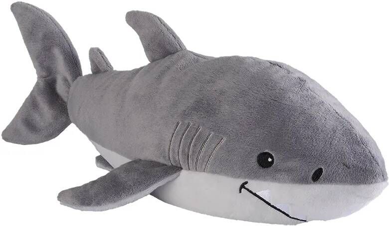Warmies Warmteknuffel/Magnetronknuffel Haai Grijs 35 cm